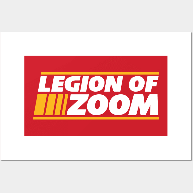 Legion of Zoom - Red Wall Art by KFig21